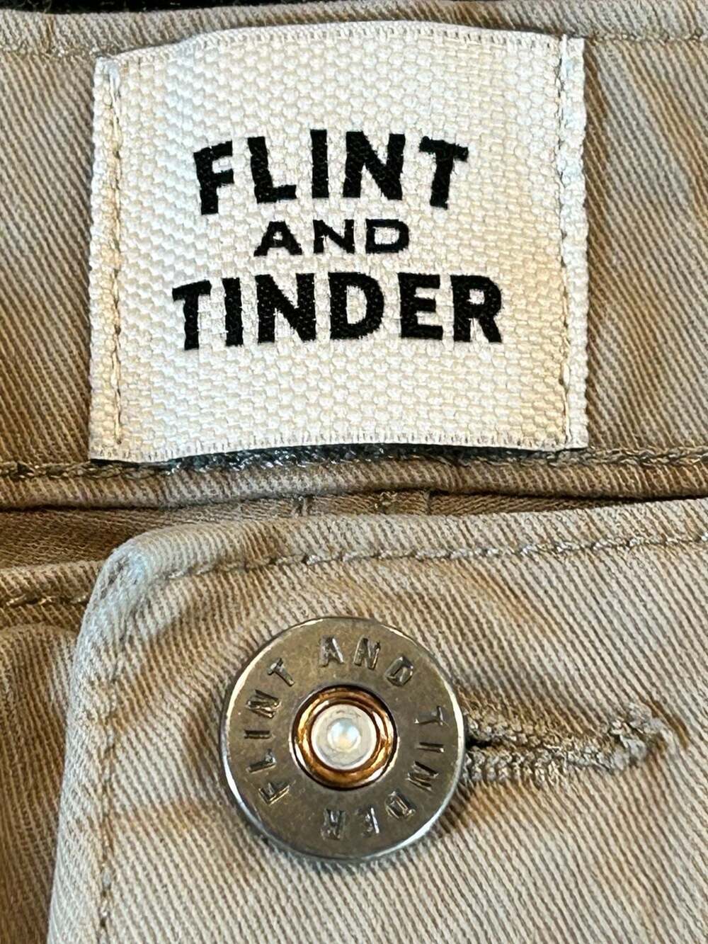 Flint and Tinder Straight Fit Tan Pants Size 32x30 - Picture 2 of 9